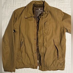 Men’s American Eagle fur lined barn jacket Size M